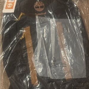 Timberland Black and Brown Backpack